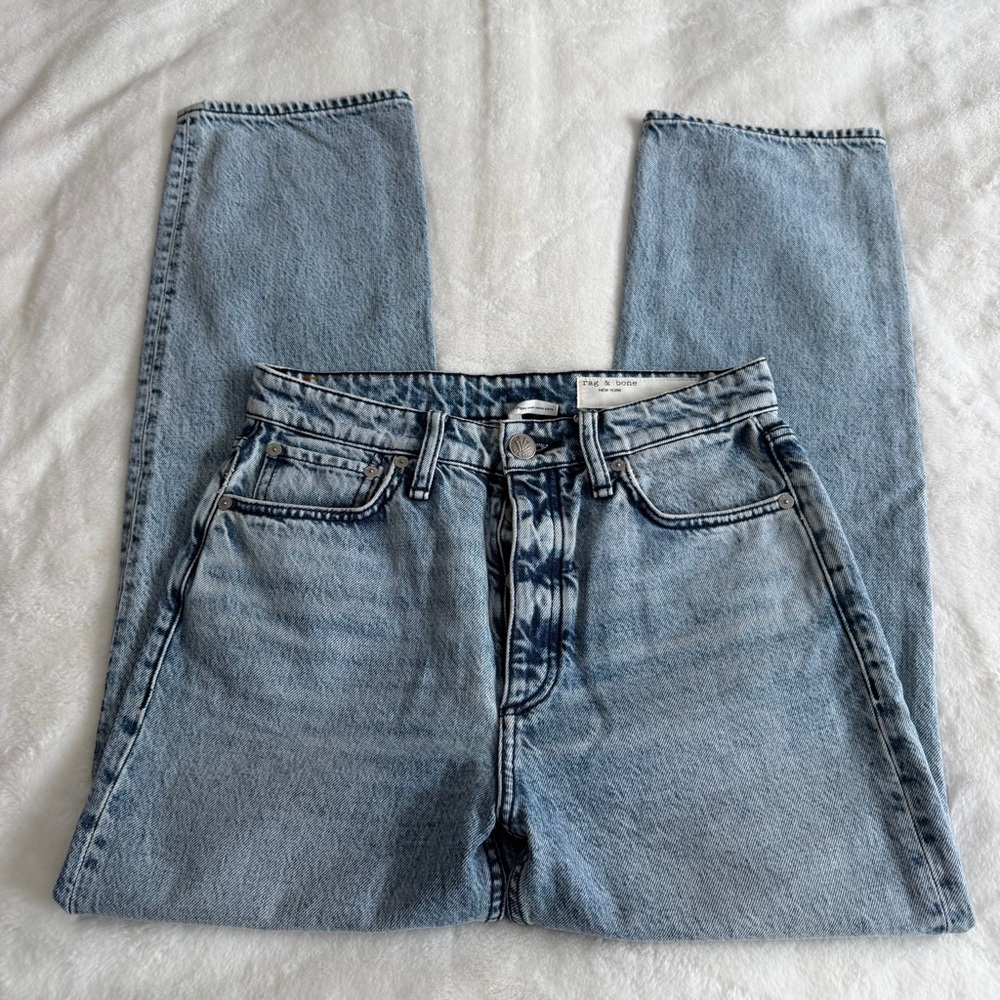 Rag and Bone Alex High-Rise Ankle Straight-Leg Jeans Size 26 - Picture 6 of 13